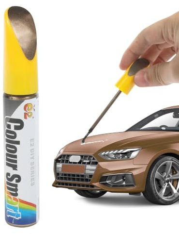 Cdzss Lackstift Auto,Auto Kratzer Reparatur Stift,Autokratzer Reparaturmittel,Reparatur Felgen Kratzer und Farbtropfen,Geeignet für die Meisten Pkw,SUVs,Wohnmobile,Limousinen,Minivans (Braun)