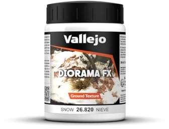 AV Vallejo Diorama Effects 26820 Schnee (200ml) - Weißer Schnee für Modellbau und Dioramen