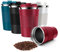 Hongtellor Travel Mug,380ml/13oz Insulated Coffee Cup with Leakproof Lid - Vacuum Insulation Stainless Steel for Hot and Cold Water Coffee and Tea(Red