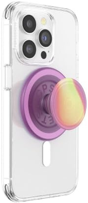 PopSockets Phone Grip for MagSafe, Magnetic Holder, Phone Stand, Purple - Aurange