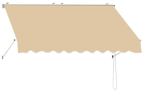 HXYhydrypd Balkon Markise, Markise Terrasse, Sonnensegel Aufrollbar, Sonnenschutz Balkon Wasserdicht, Außenmarkisen for Hinterhof, Balkon(Size:250cm/98.7in)