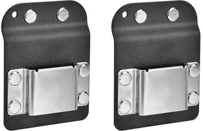 Clip-On-Werkzeuggürtelbohrhalter, schnurloser Werkzeuggürtel-Clip-Bohrer-Bohrer-Drill-Halter-Haster-Holster, kompatibel mit Impact-Treiber, bis zu 2 Gürtel, 2 Pack