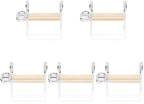 FRCOLOR 5pcs Toothpaste Squeezer Rolling Tube Squeezer Tool for Plastic Tube Pressers for Bathroom Toothpaste Storage for Rollers and Keys Dispenser