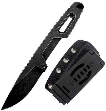 Joa Kleine handliches werkzeug stahl messer rutschfest schwarz Tragbare Camping outdoor messer survival neck knife edc Jagdmesser gegen feststehendes messer Multitool Gürtelmesser