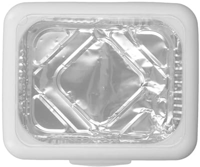 Focket Foil Pans with Lids, High Insulation Removable Lid Heatproof Catering Containers, Lightweight Portable Tin Foil Tray Holder Set with Lid for Camping Picnic Party
