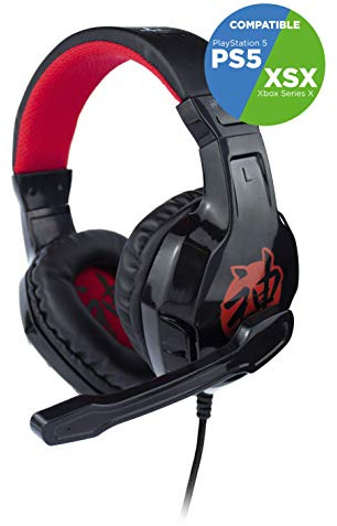 FR-TEC Inari Casque de Jeu Filaire avec Mini Jack 3,5 mm Plug and Play et Isolation Acoustique pour PS4, PS5, Xbox Series S|X, PC, Mac et Switch