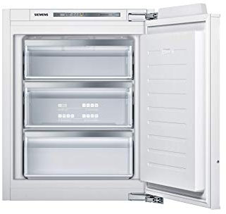 Siemens GI11VADE0 iQ500 Einbau-Gefrierschrank, 167 kWh pro Jahr, 72 L, lowFrost, freshSense, softClosing Tür, Flachscharnier