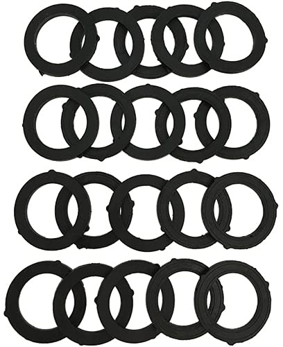 20 x Garden Shower Hose Washers Rubber Seals for Standard 3/4 inch BSP Garden Hose and Shower Hose - Grow Insane