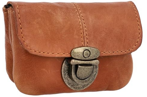 Gusti Sac Chapal Ceinture Sac Banane Petit Porte-Monnaie porté à la Ceinture Petite Sacoche pour Festivals Marron Cuir