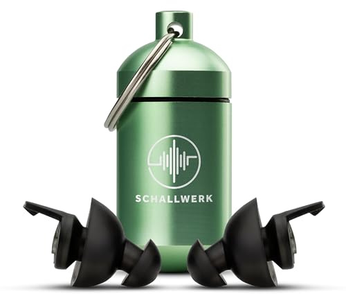 Schallwerk ® Dream+ - Tappi per le orecchie per dormire (per orecchie piccole e chi dorme sul fianco) – Tappi per le orecchie di alta qualità, attenua il rumore e russare, protezione dell'udito ideale