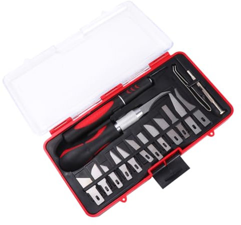 Homoyoyo 16pièces s Outils Outils De Sculpture Acier Couteaux De Gravure Pour Travail Du Bois De Menuisier Modélisation Bois