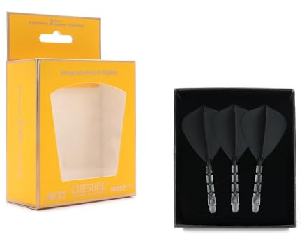 CUESOUL Rost T19 Eje de dardo Integrado y Forma de Cometa de Vuelo,Juego de 3