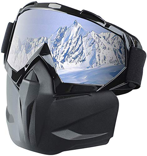 Generisch Skibrillen mit UV400 - Schutz, Anti - Nebel - Funktion für Snowboard, Snowboard - Brillen über Brillen, geeignet für Männer, Frauen und Jugendliche