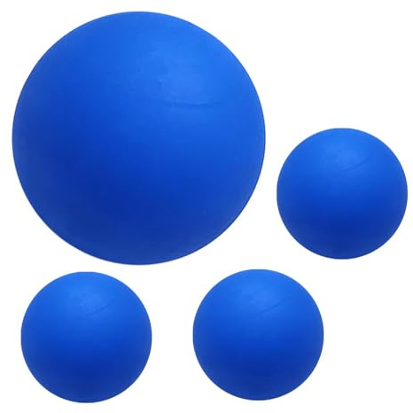 Competition Squash Ball - 4X Squash Balls Professional, High Elasticity Small Hobby Player Squash Ball - High Visibility Hobby Player Rubber Hollow Ball for Good Bounce Beginner