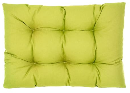 Best Wool Palettenkissen 120 x 80 cm - Sitzkissen für Europaletten - Palettenpolster, Gefüllt mit Granuliertem Poulirette-Schaum