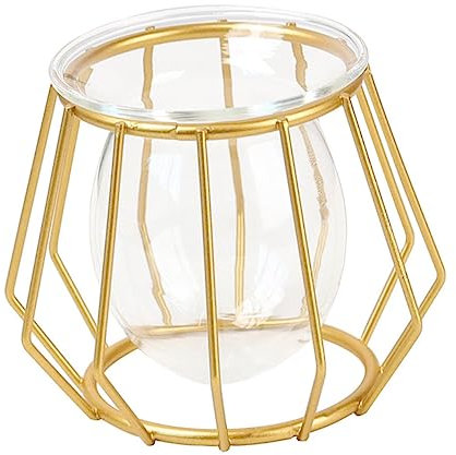 YARNOW 1pezzi Vaso Per Fiori in Vetro in Stile Moderno Geometrico Per Coltivazione Acquatica Resistente e Duraturo Design Semplice e Pratico Adatto Per Decorare Scrivanie Hotel o Case Rie