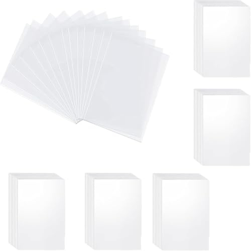 Neoreser 500Pcs Pochette Carte, Pochettes pour Cartes Trading Card Game Collection, Transparente Accessoires Album Classeur pour Cartes, Protège Carte pour Jeux de Cartes
