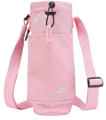 NIKE Club Hydration Carrier Trinkflaschenhalter Bottle Carrier Running Training Fitness Hydration Zubehör, Med Soft Pink/Black/White, One Size