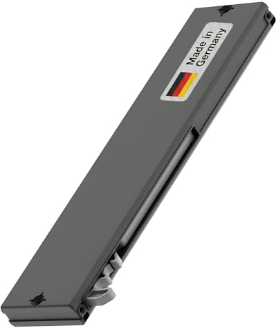 Gedotec Einzugsdämpfung für Schiebetüren - Smuso CD 2.0 Dämpfer mit Selbsteinzug - Softclose Dämpfer für Möbel-Schiebetüren mit Türflügelgewicht bis 70kg - Einzugsdämpfung links & rechts verwendbar
