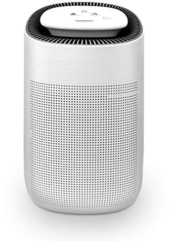 Tenergy Sorbi 1000ml Air Dehumidifier w/Purifying Function, True HEPA Filter, Auto Shutoff, Touch Control Adjustable Air Speed, Ultra-Quiet, Ideal for Closets & Bathrooms