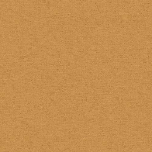 BRICOFLOR Papier peint intissé | Papier peint uni - Papier peint salle de bain, Papier peint WC - Jaune | Taille 10,05 x 0,53 m = 5.33 m² BR371784P493ETN