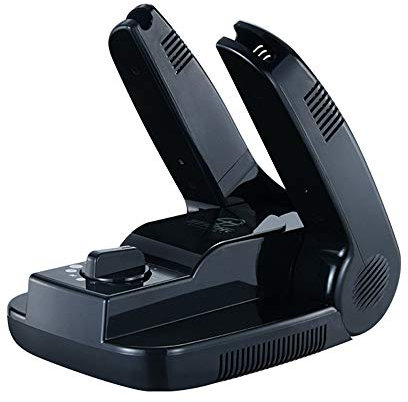 Secador de esterilización de zapatos, Secador de zapatos con función de temporizador, Máquina plegable para secado y desodorización de zapatos, Tiempo plegable y controlable, Negro