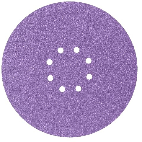 Trend Disques de ponçage zirconium 225 mm, grain 40, lot de 10 | Inclut 10 disques zirconium 225 mm grain 40, pour ponceuses à orbite aléatoire, enlèvement rapide, AB/225/40Z