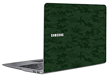 AlphaWraps Skin for SAMSUNG Series 5 Notebook NP535U3C Laptop | Green Camo | Protective and Durable Vinyl Decal wrap Cover | Made in The UK