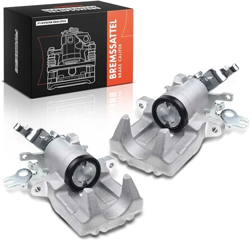 Frankberg 2x Bremssattel Bremszange Hinten Links Rechts AluM.i.n.iuM.Guss | Kompatibel mit C.a.d.d.y III MPV 2CB 2CJ 2KB 2KJ Kasten/MPV 2CA 2CH 2KA 2KH Replace# 344768