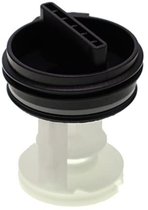 Generisch Flusensieb für Vestel 42268876 Waschmaschinen - Schwarz, Gasbetrieben, Induktion, Glaskeramik