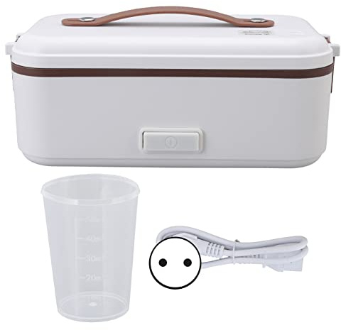 Boîte à Lunch Chauffante, 0,4 L Gamelle Chauffante Electrique, 300W Lunch Box Chauffante électrique, Multifonctionnelle Boite Chauffante Repas Aliments Portable pour Voiture, Camion Bureau(UE 220V)