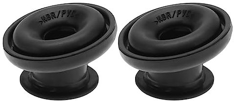 YINETTECH 2PCS Car Rear Wiper Axle Grommet Compatible with Ford Fiesta Mk7 Mk8 (2008-2019) Windshield Wiper Motor Grommet Replacement Part 1701120, Black