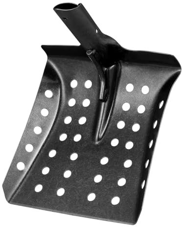 BCOATH Pala De Drenaje Pala De Jardín para Limpieza De Pozos Residuales Reutilizable Agujeros Acero Metálico Duradero Uso Zanjas Alcantarillas Herramienta para Tamizado Eficaz