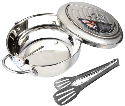 CIYODO Sarten Wmf Freidora Japonesa Olla para Tempura Sarten Antiadherente Compatible Gas y Eléctrica