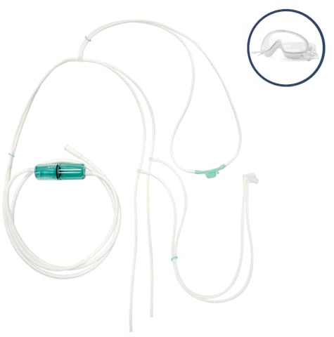 Unosuich Lunettes 3 en 1 pour inhalation d'hydrogène - Multifonctionnel - Massage relaxant - Protège la vue - Hydrogène - Masseur des yeux - Bouclier des yeux