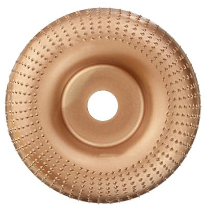 Disque de sculpture sur bois - 100 x 16 mm - Pour meuleuse d'angle - Outil de sculpture sur bois - En carbure de tungstène - Disques abrasifs pour le travail du bois, la sculpture, le modelage, le