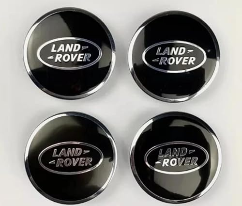 Smartec Compatible with fit Land Rover Wheel Center Hub Caps Hubcaps Logo Coversr 63mm, Set of 4
