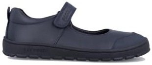 Garvalín Mary Jane 251506-A054 | Black School Shoe with Adjustable Closure | Non-Slip Sole | Comfort and Resistance, Navy Blue B089, 31 EU