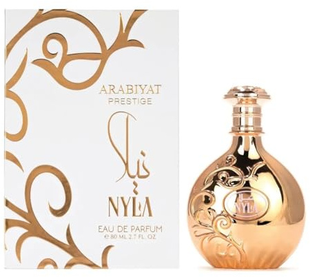 Arabiyat Prestige Nyla Eau de Parfum, Rose Gold, Premium Beauty Fragrance Women, 80ml