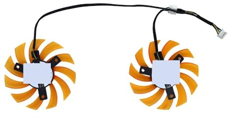 FDMOZRE 2Pcs/Set,75mm Diameter Size GA81S2U PLD08010S12HH,Video Cooler Fan For ZOTAC GTX 660 GTX660-2GD5 960 2gb Graphics Card Cooing(PLD08010S12HH)