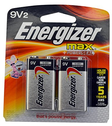 Energizer 2513x2 Max Pile Alcaline 9V 522BP (Lot de 2)