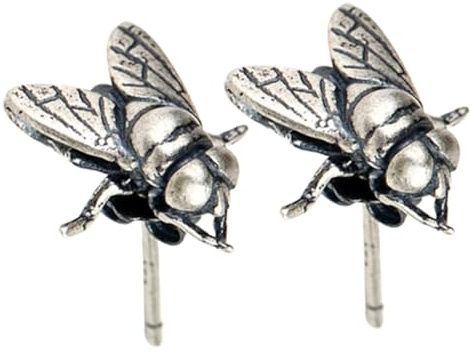 DEARMAMY Orecchini a Forma di Mosca alla Moda per Le Donne Orecchini Punk Leggeri