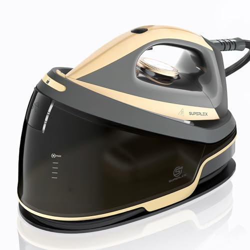 SUPERLEX 2.5L Steam Generator Iron, 3.5 Bar High Pressure, Fast 35s Heat-Up