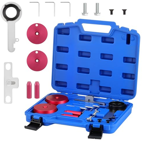 Gueenky Strumento di Messa in Fase Motore Compatibile con Ford Transit 2.0 TDCi/EcoBlue, Strumento di Regolazione Albero a Camme Fasatura del Motore