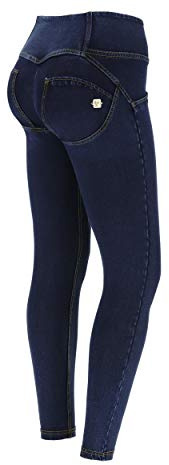 FREDDY - Jeggings Push Up Wr.up® 7/8 Superskinny Vita Media, Donna, Denim Scuro, Extra Small