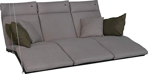 ANGERER Hollywoodschaukel Auflage Lounge Smart beige | passend für viele 3-Sitzer Hollywoodschaukeln mit hoher Lehne, Schaukelauflage Made in Germany