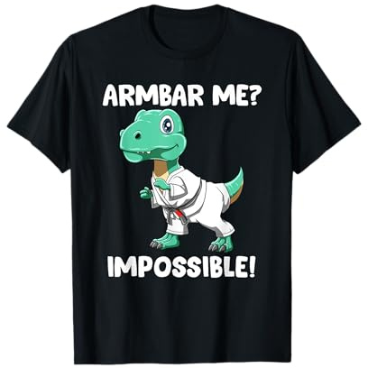Lustiger Armbar T-Rex Brazilian Jiu-Jitsu, BJJ und Grappling T-Shirt