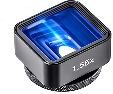 1.55X Anamorphic Lens for iPhone 12 Pro Max Phone Movie Lens Shot by FilmicPro Smartphone Filmmaking Cinematic Deformation Lens