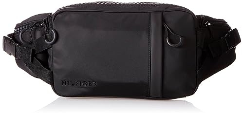 Tommy Hilfiger Herren Tech Essential Crossbody Crossovers, Black
