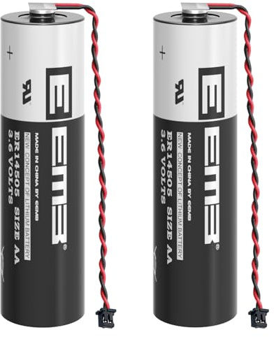 EEMB ER14505 AA 3,6V Lithium Batterie 2700mAh mit DF3-2S-2C, 2PCS